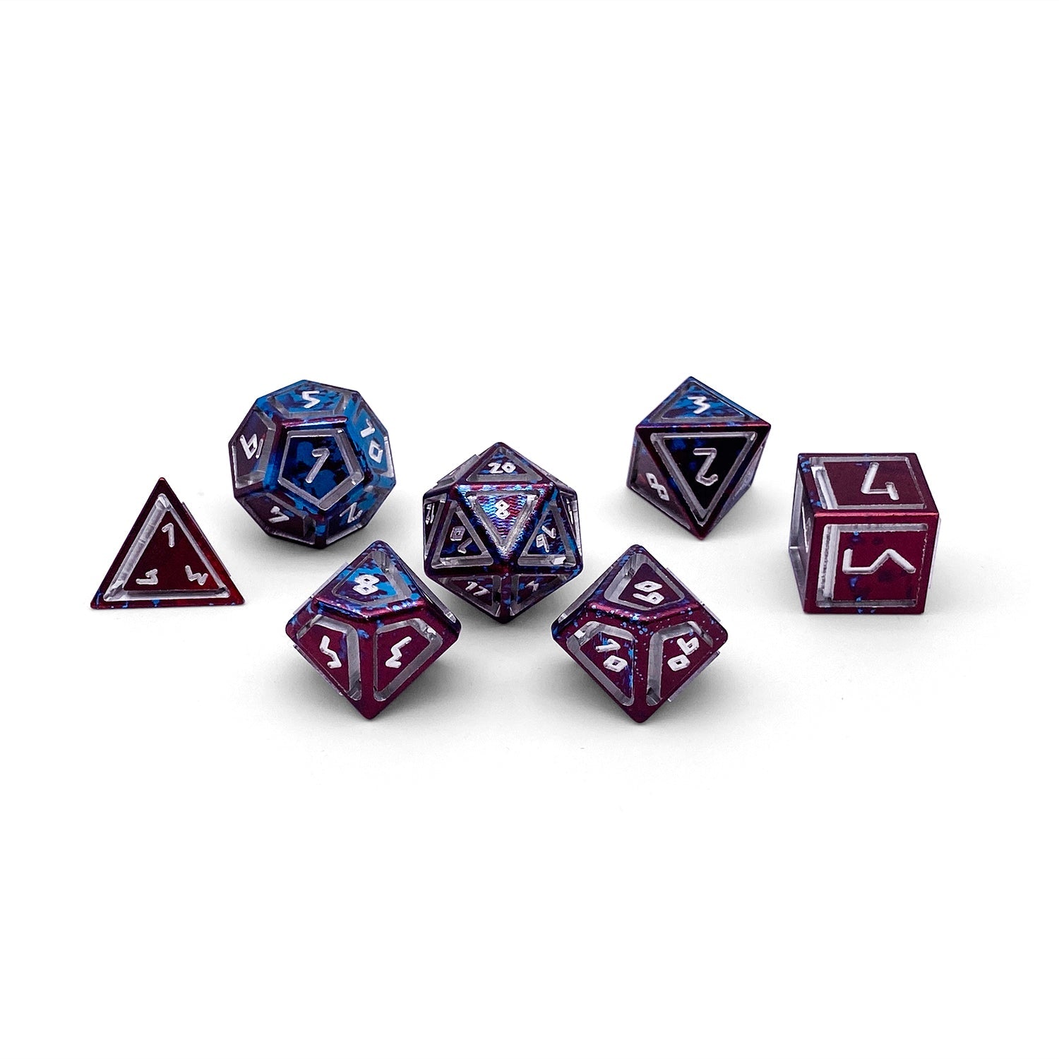 Nimbus™ 7 Piece RPG Set 6063 Aluminum Wondrous Dice