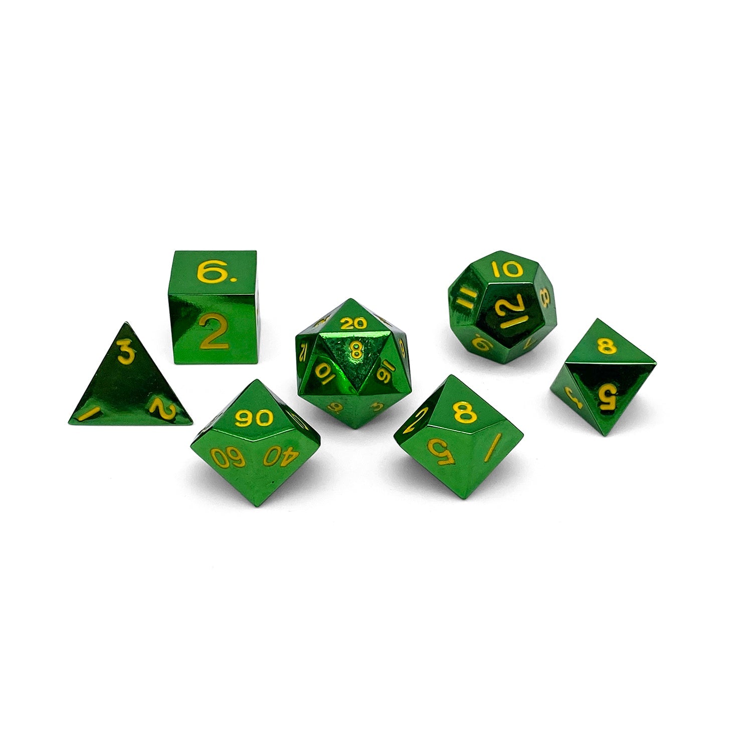 Standard Alloy Metal RPG Dice Set
