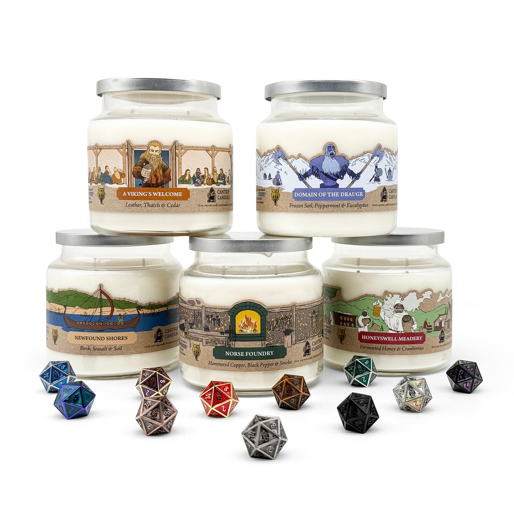 Mystery Dice Candles