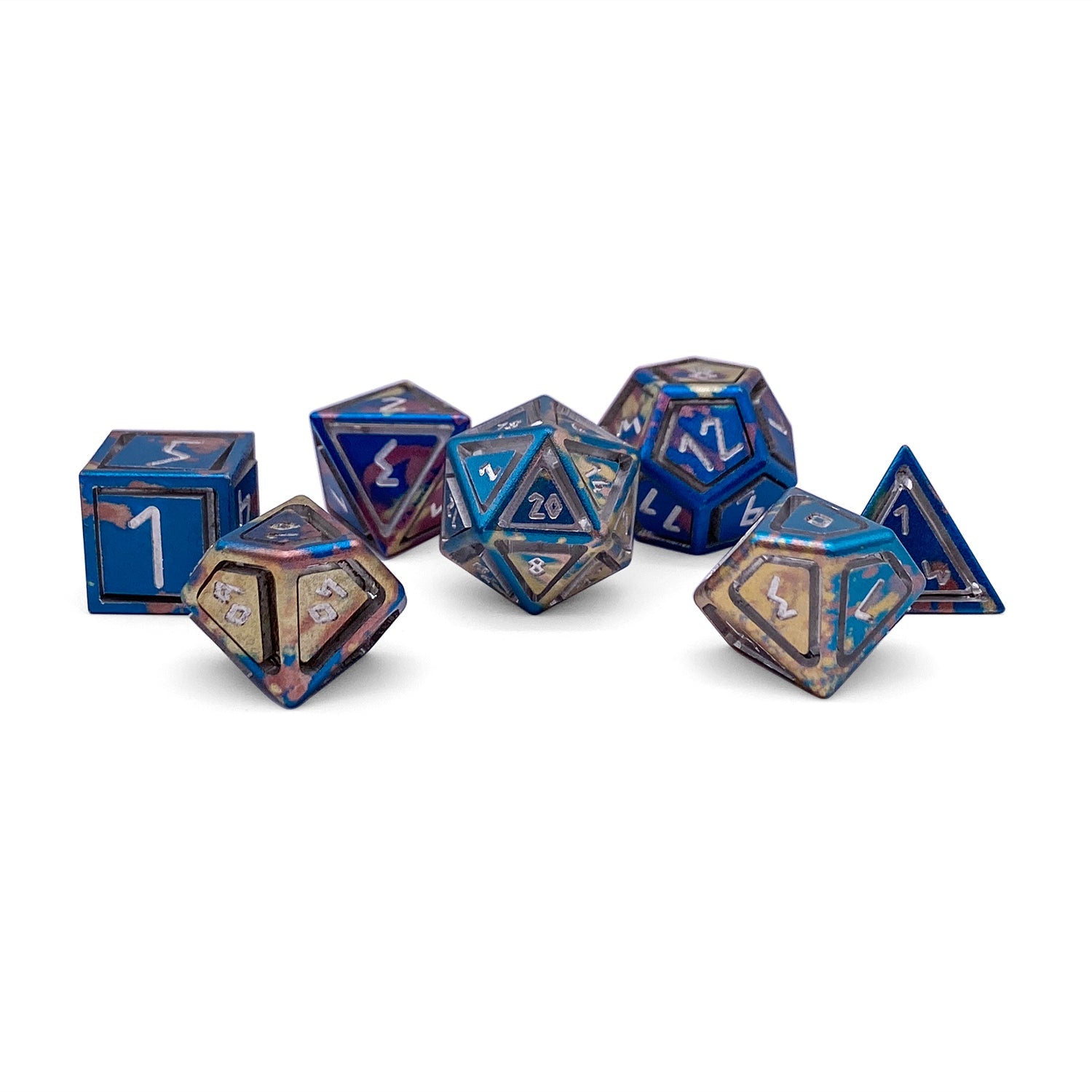 Nimbus™ 7 Piece RPG Set 6063 Aluminum Wondrous Dice