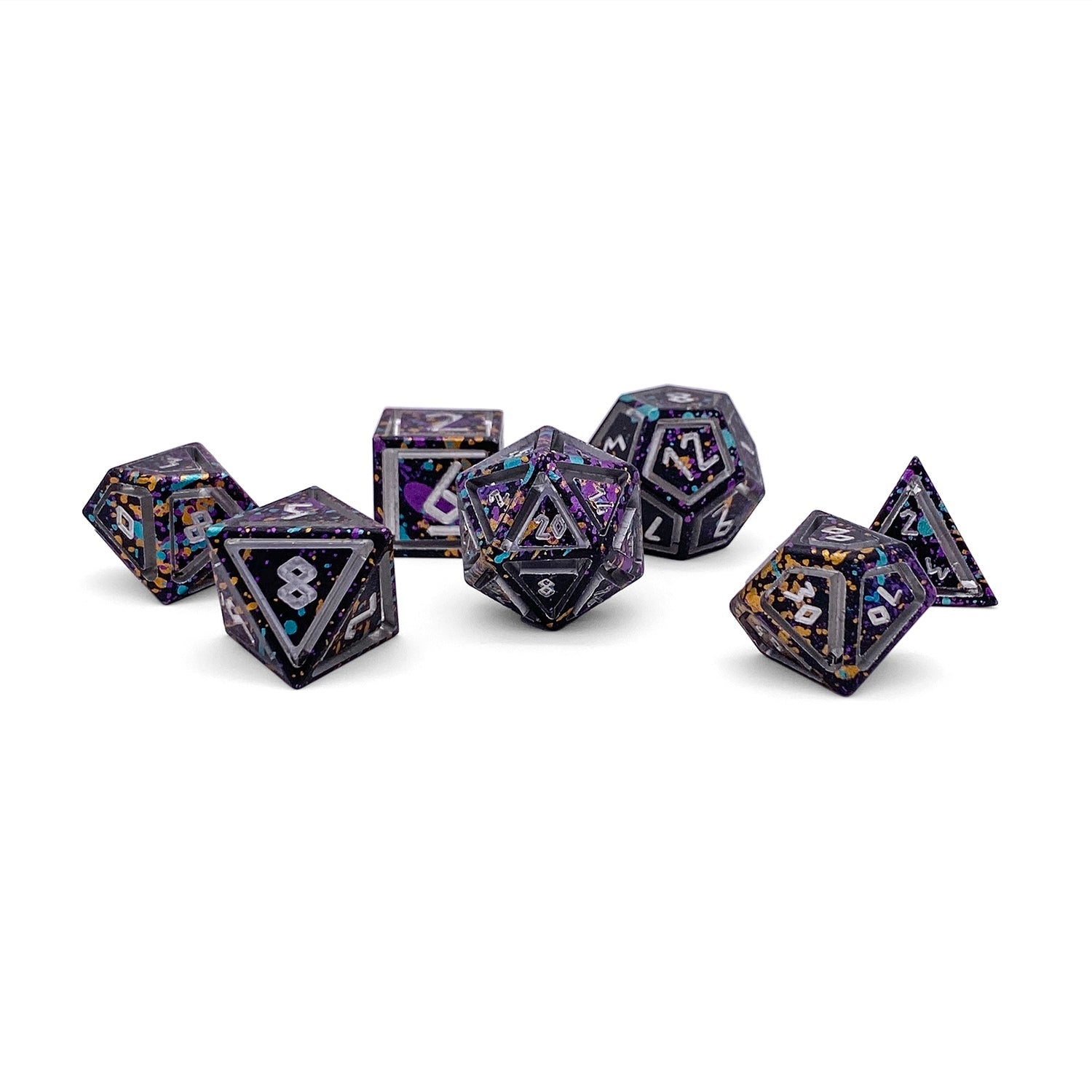 Nimbus™ 7 Piece RPG Set 6063 Aluminum Wondrous Dice