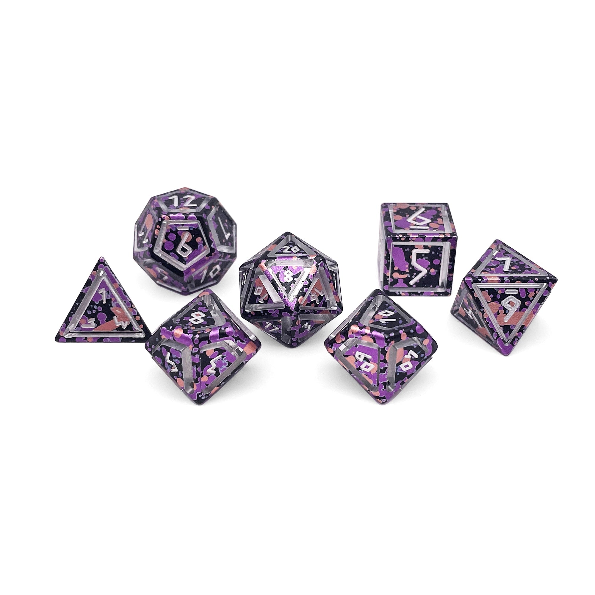 Nimbus™ 7 Piece RPG Set 6063 Aluminum Wondrous Dice
