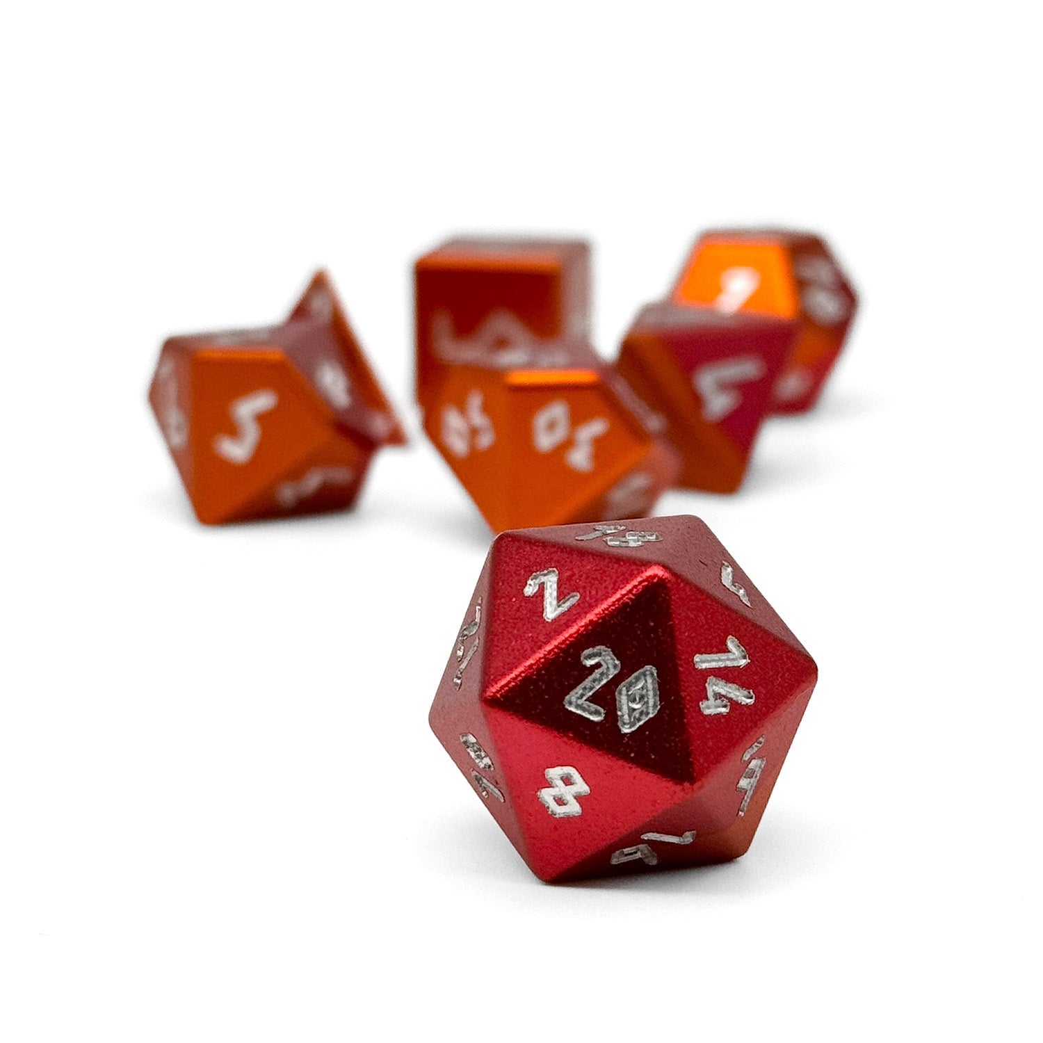 Hybrid 6063 Aluminum 7 Piece RPG Dice Set