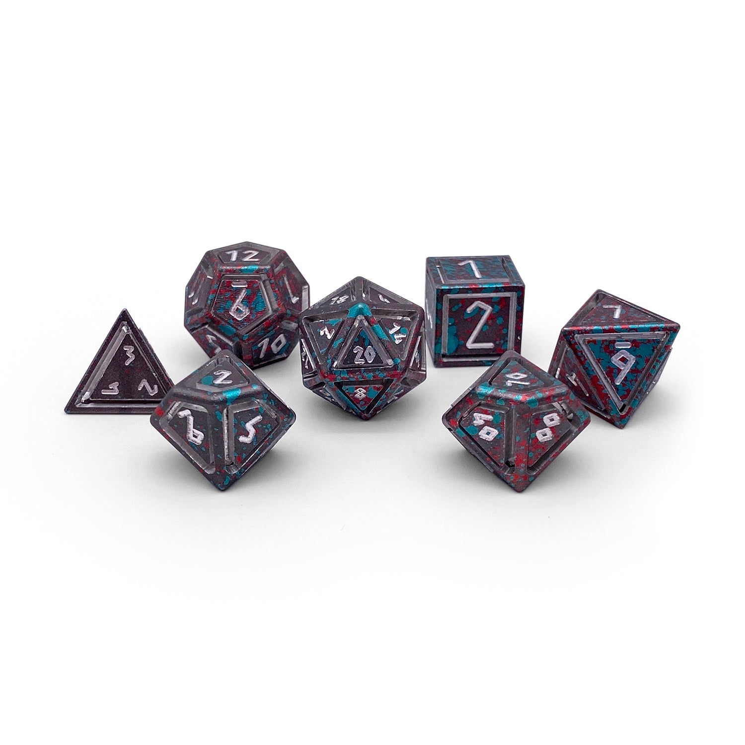 Nimbus™ 7 Piece RPG Set 6063 Aluminum Wondrous Dice