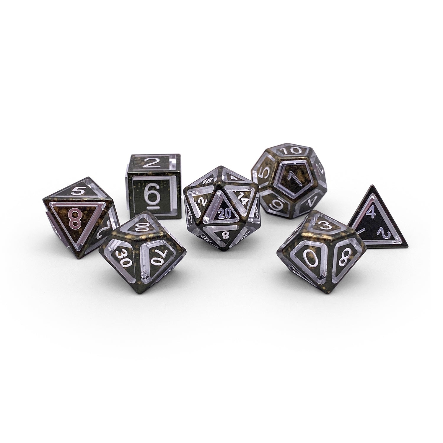 Nimbus™ 7 Piece RPG Set 6063 Aluminum Wondrous Dice