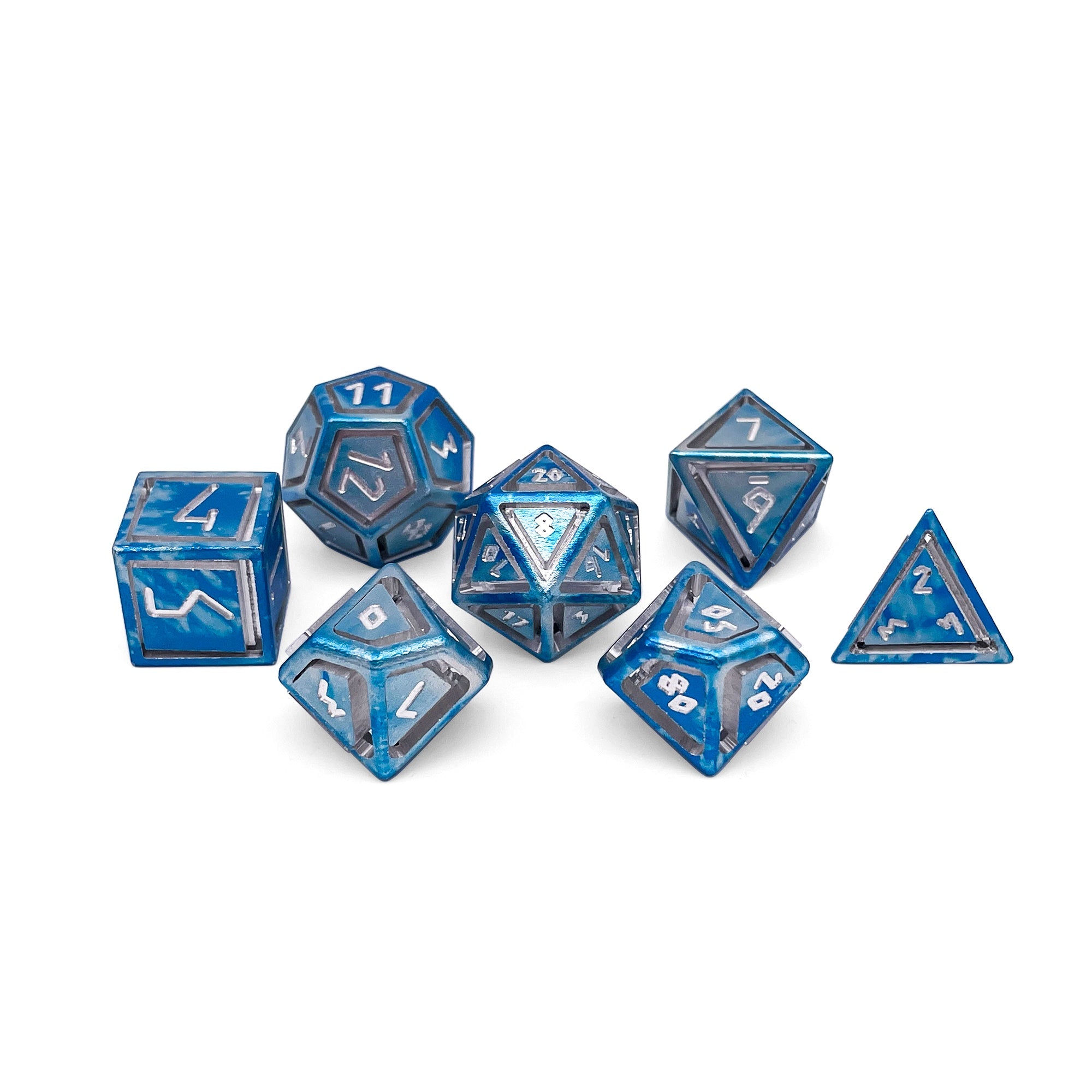 Nimbus™ 7 Piece RPG Set 6063 Aluminum Wondrous Dice