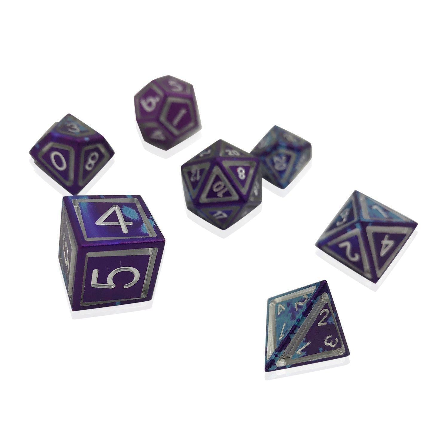 Nimbus™ 7 Piece RPG Set 6063 Aluminum Wondrous Dice