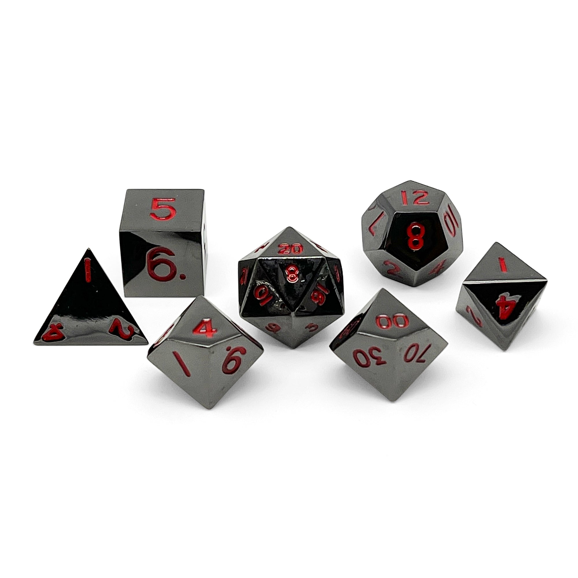 Standard Alloy Metal RPG Dice Set