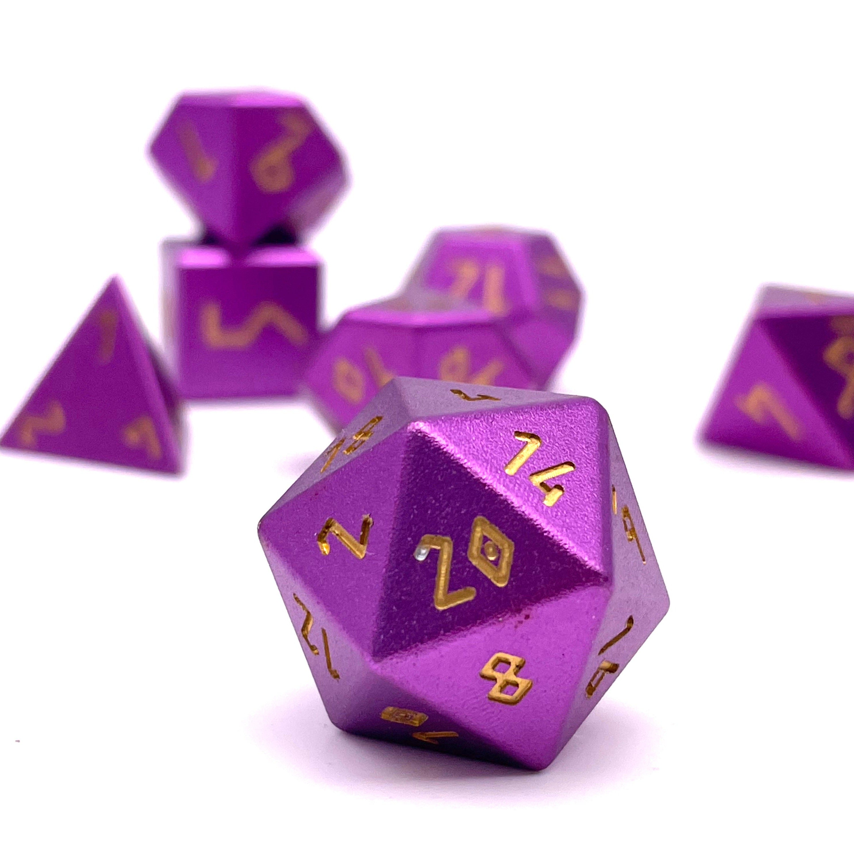 Orb Series™ Dice - 7 Piece RPG Set 6063 Aluminum