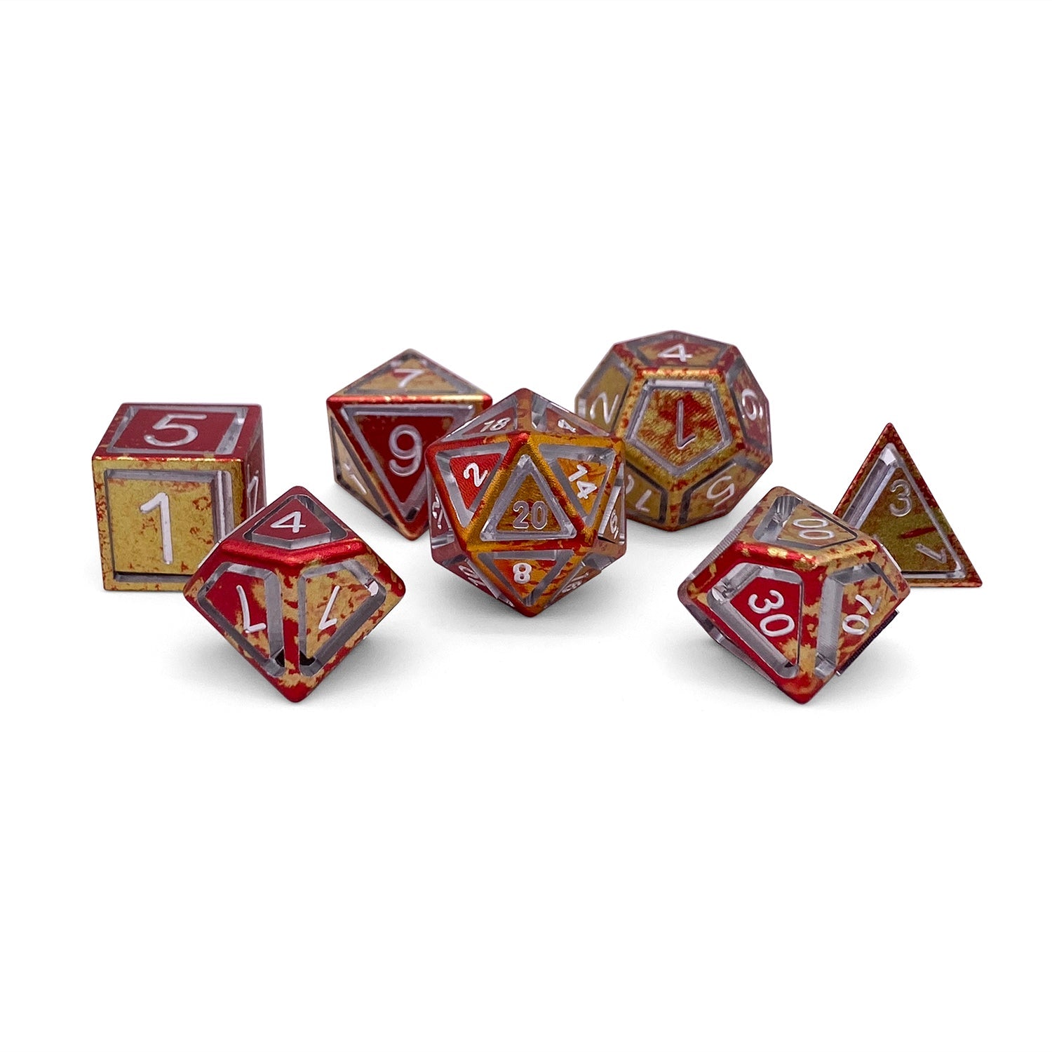 Nimbus™ 7 Piece RPG Set 6063 Aluminum Wondrous Dice
