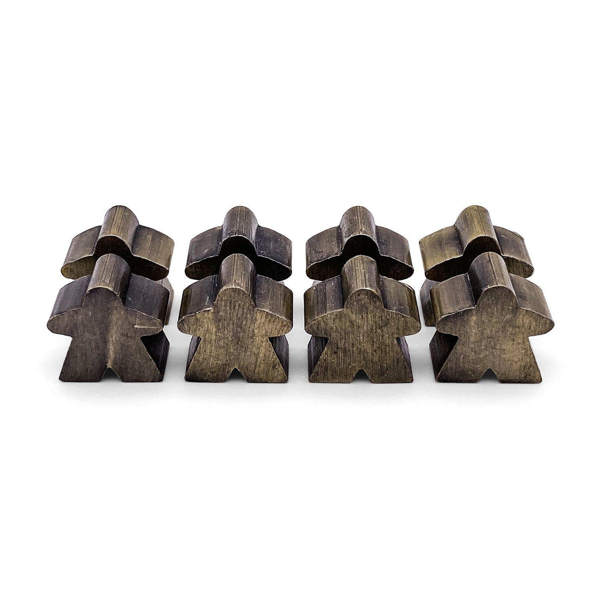 8 Pack of Antique Bronze Metal Meeples by Norse Foundry – norsewholesale