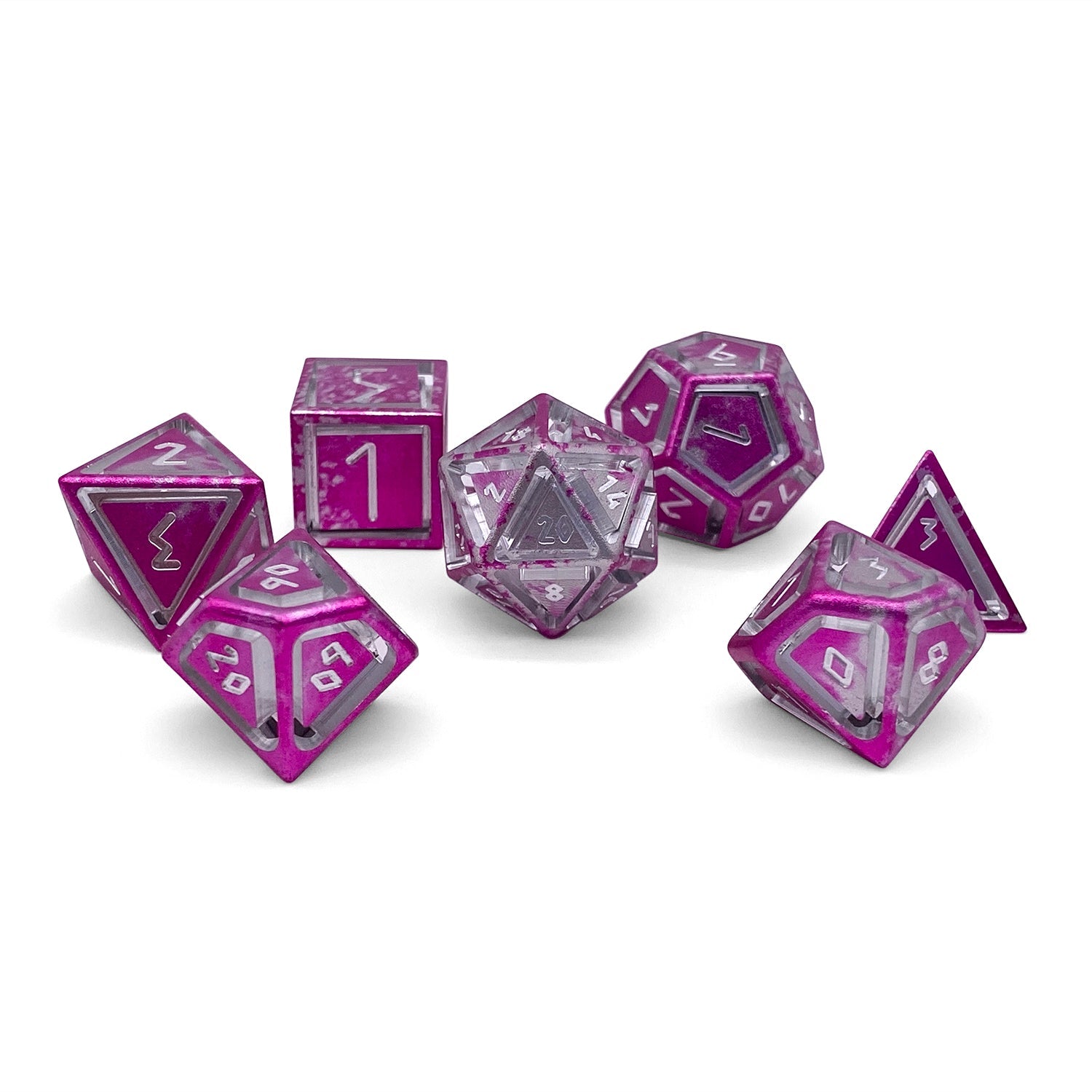 Nimbus™ 7 Piece RPG Set 6063 Aluminum Wondrous Dice