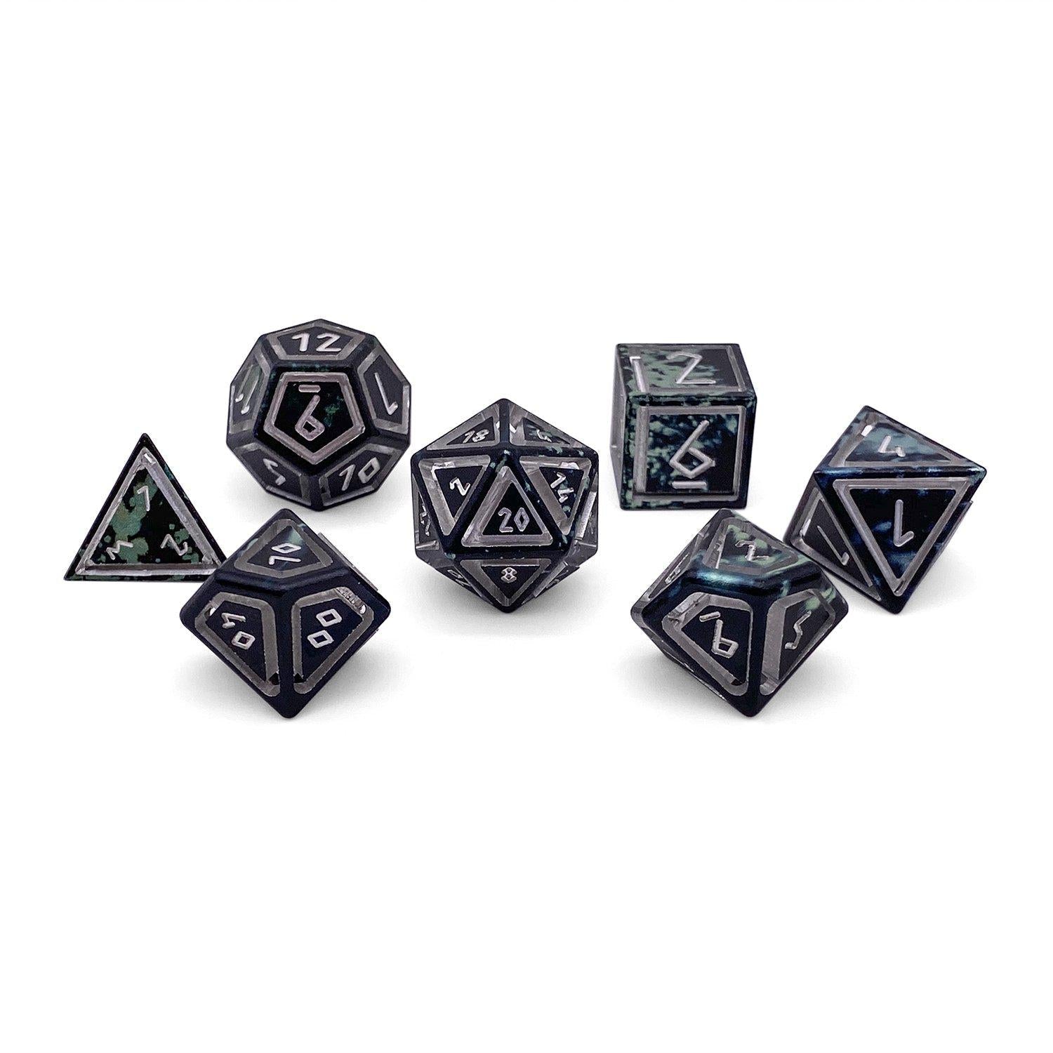 Nimbus™ 7 Piece RPG Set 6063 Aluminum Wondrous Dice