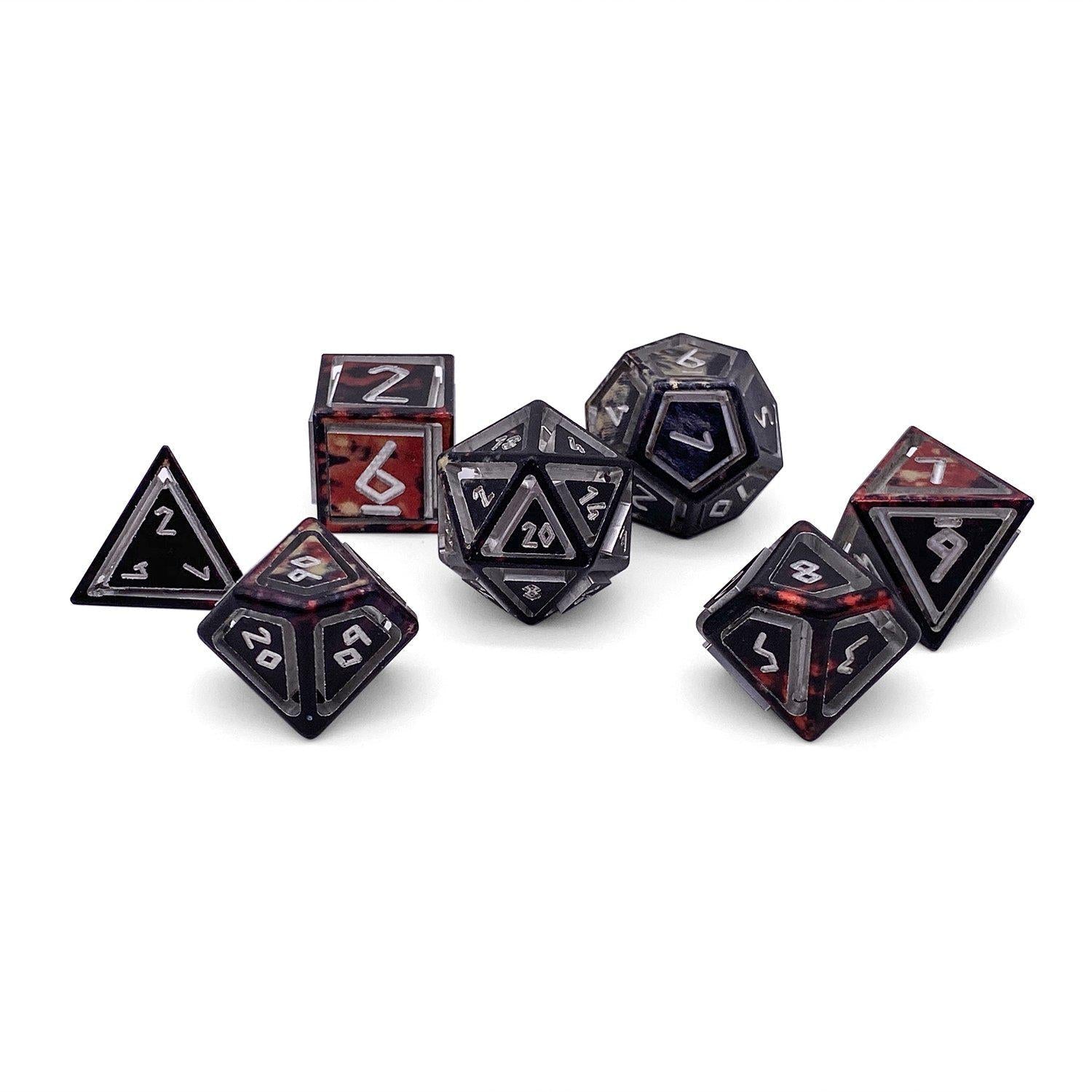 Nimbus™ 7 Piece RPG Set 6063 Aluminum Wondrous Dice