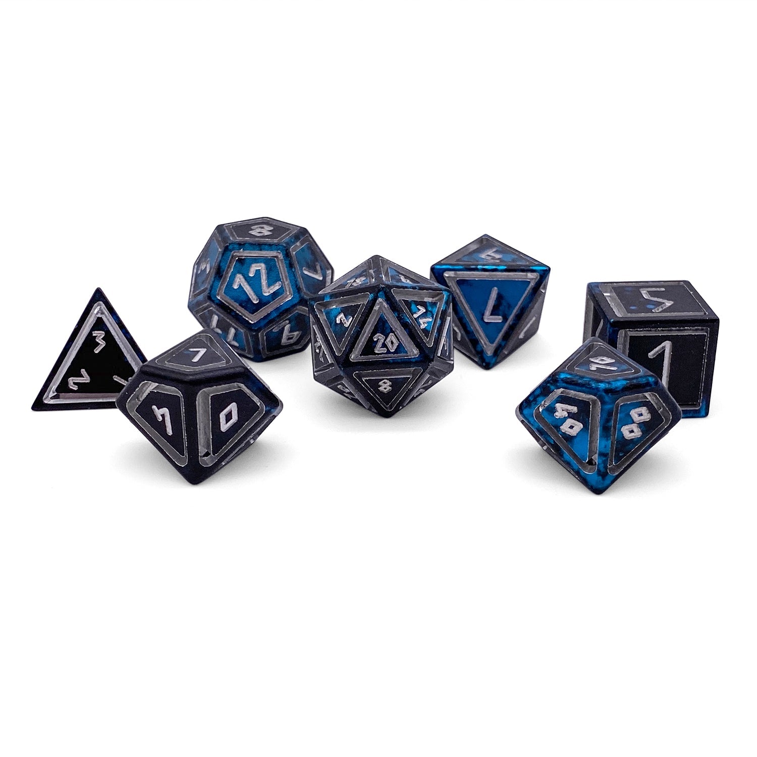 Nimbus™ 7 Piece RPG Set 6063 Aluminum Wondrous Dice