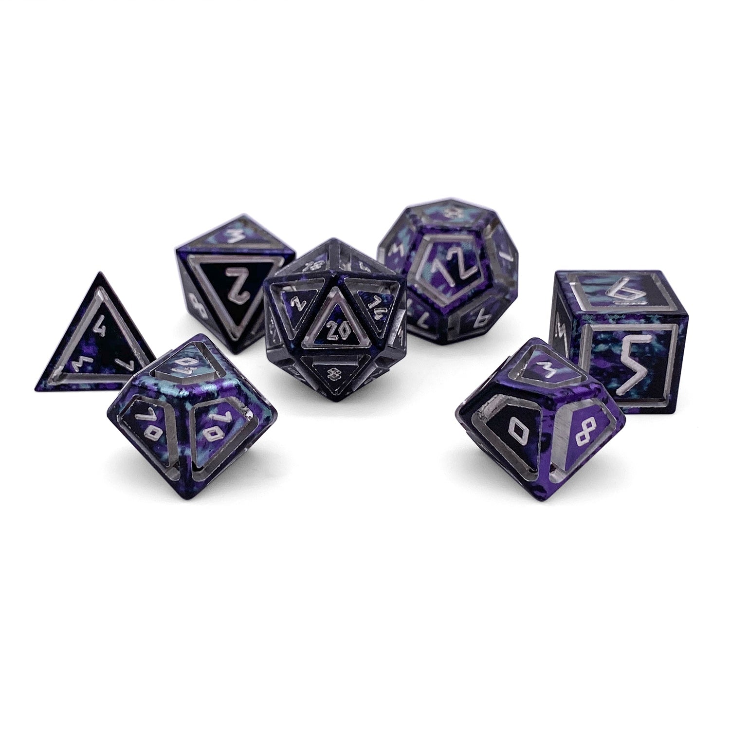 Nimbus™ 7 Piece RPG Set 6063 Aluminum Wondrous Dice