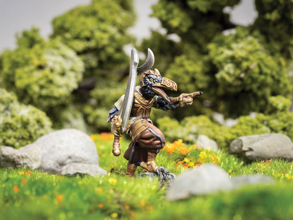 Bluster - Ravenkind Heavy Armored 28mm Miniature by Adventurers & Adve ...